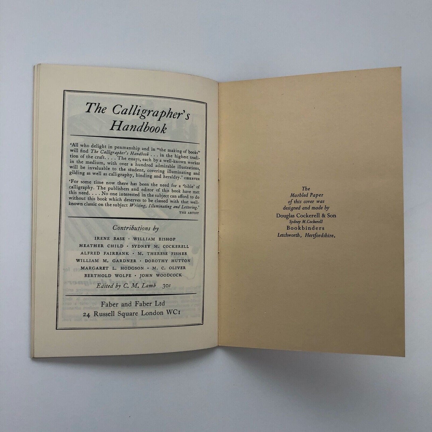 Exhibition of Calligraphy, Lettering & Illuminating 1956 | Society of Scribes and Illuminators | Crafts Centre of Great Britain