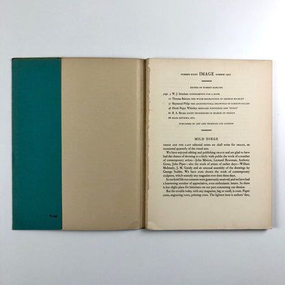 Image 8: A periodical of the Visual Arts, Summer 1952 includes Gordon Cullen, Henry Moore, George Mackley, Bernard Partridge | Art and Technics