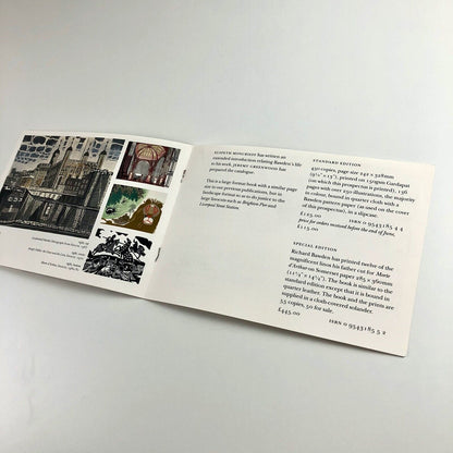 Prospectus to promote Edward Bawden editioned prints | Wood Lea Press, 2005
