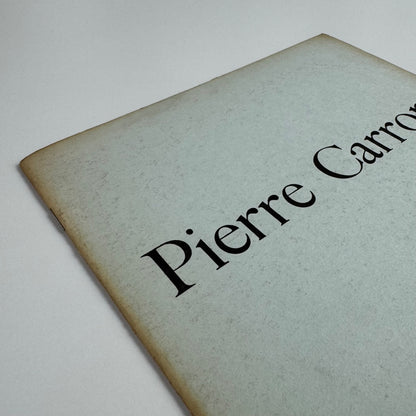 Pierre Carron. First London exhibition of paintings | Crane Kalman Gallery, 1961