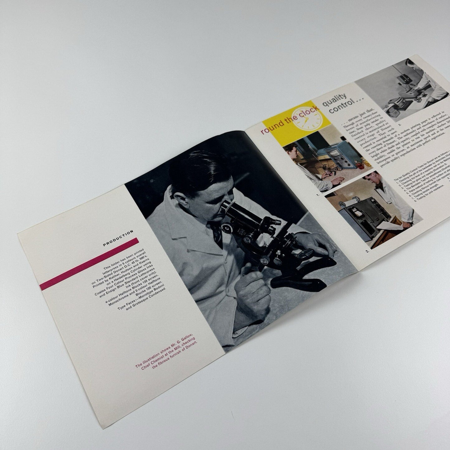 Promotional leaflet for Donart letterpress coated paper | Keliher, Hudson & Kearn