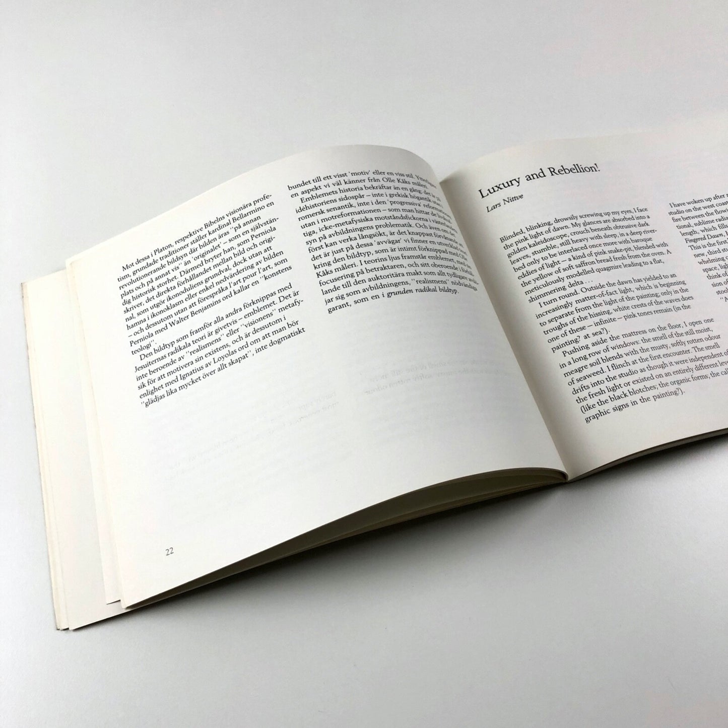 Olle Kåks exhibition catalogue | Modern Museet, Stockholm 1985