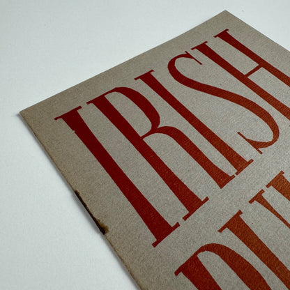 Booklet — Irish Bulls by P. Grierson | Rampant Lions Press, 1938