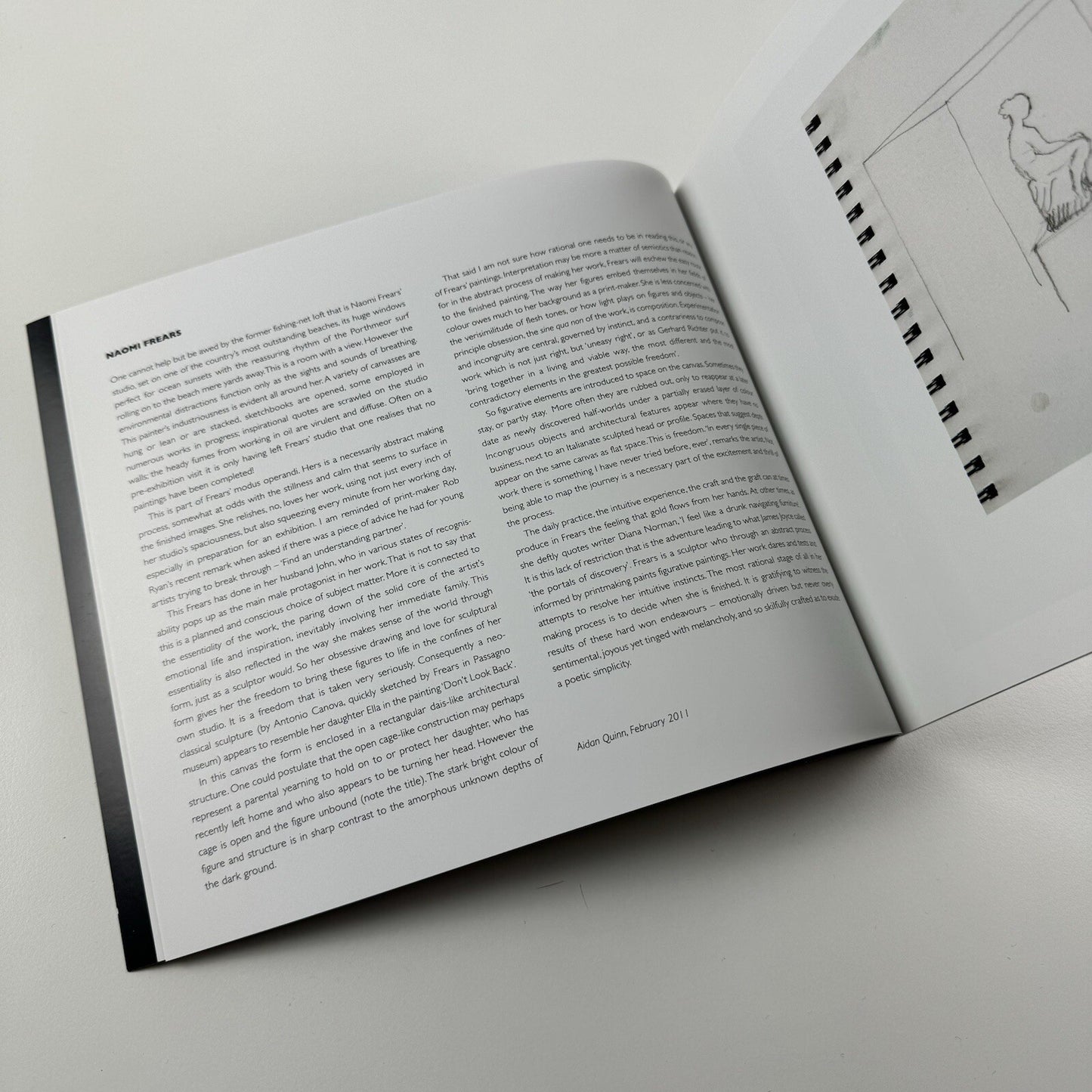 Naomi Frears | Beaux Arts Bath exhibition catalogue, 2011