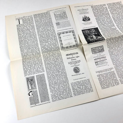 Printing Supplement – reproduction from 1922 Manchester Guardian, 1967 ATypI