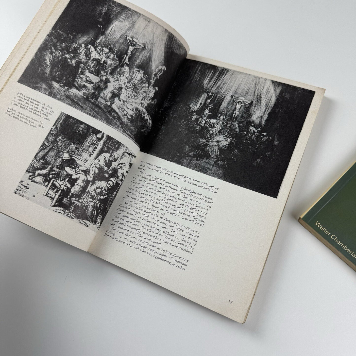 Etching and Engraving & Woodcut Printmaking by Walter Chamberlain | Two books, Thames & Hudson, 1978