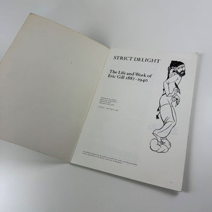 Strict Delight. The Life and Work of Eric Gill 1882-1940 | Whitworth Art Gallery, 1980