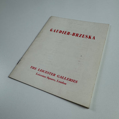 Drawings and Pastels by Henri Gaudier-Brzeska | Leicester Galleries, October 1962