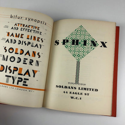 Soldans Types | The Erbar Grotesque in Three Series | Type specimen brochure | Designed by Jakob Erbar