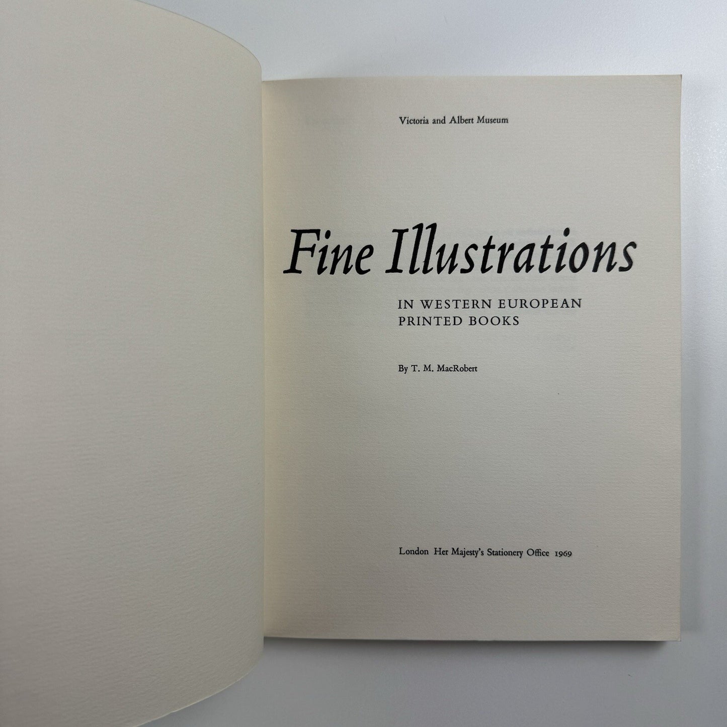 Fine Illustrations in Western European Printed Books by T.M. MacRobert | V&A, 1969