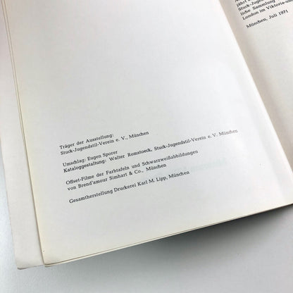Homage à Senefelder. 1771-1971 | Felix H. Man | Stuckvilla Munich exhibition catalogue, 1971