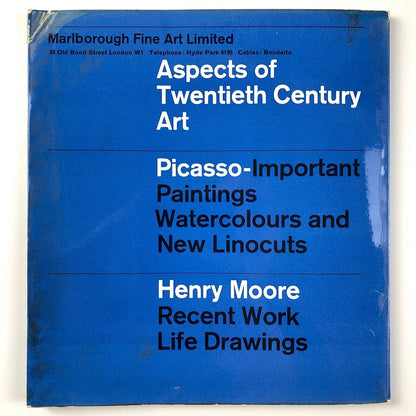 Aspects of Twentieth Century Art | Picasso, Henry Moore | Marlborough catalogue, 1962