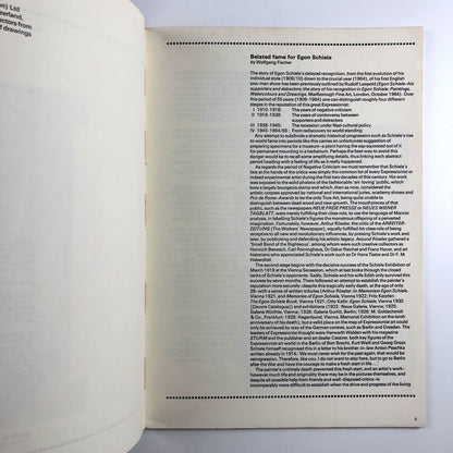 Egon Schiele – Drawings and Watercolours 1909–1918 | Marlborough Fine Art, 1969 | typography by Gordon House
