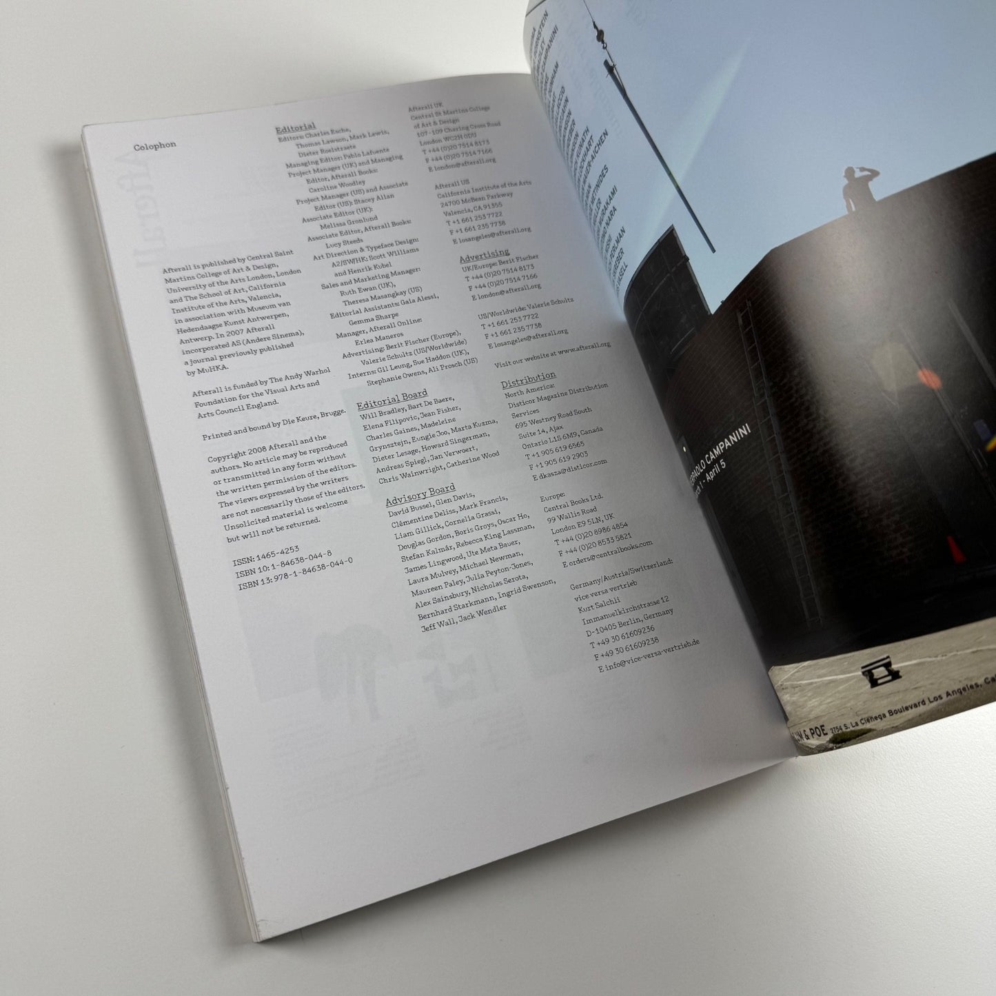 Afterall: A Journal of Art, Context and Inquiry, 17 Spring 2008