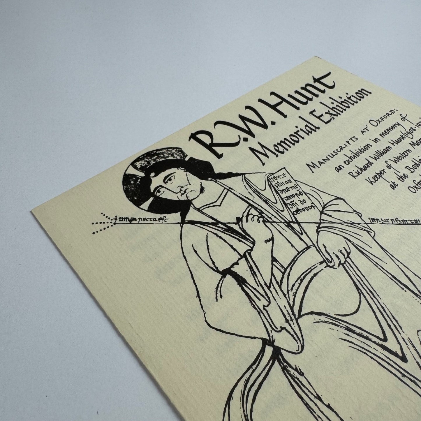 Leaflet R.W. Hunt Memorial Exhibition | Bodleian Library, Oxford, 1980