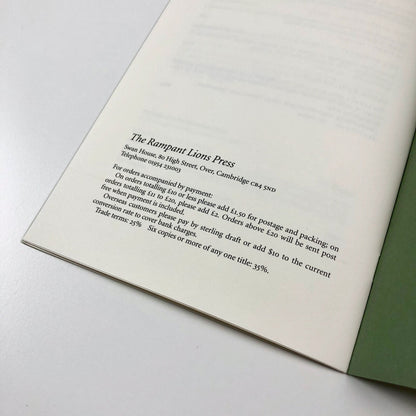 Rampant Lions Press Newsletter & Book List 1995