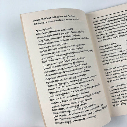Visible Language journal Calligraphy | Issue Volume XVII, Number 1, Winter 1983