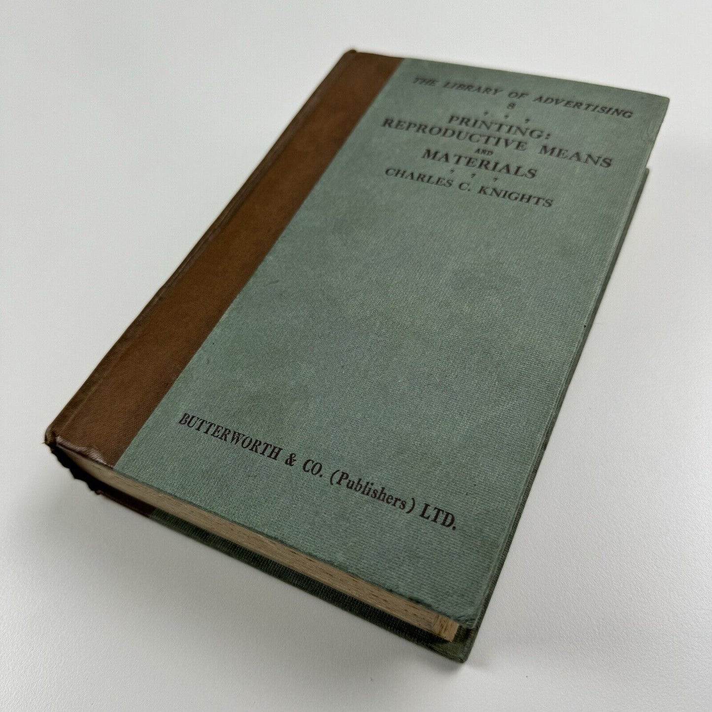Printing: Reproductive means and materials Charles C. Knights | Butterworth, 1932
