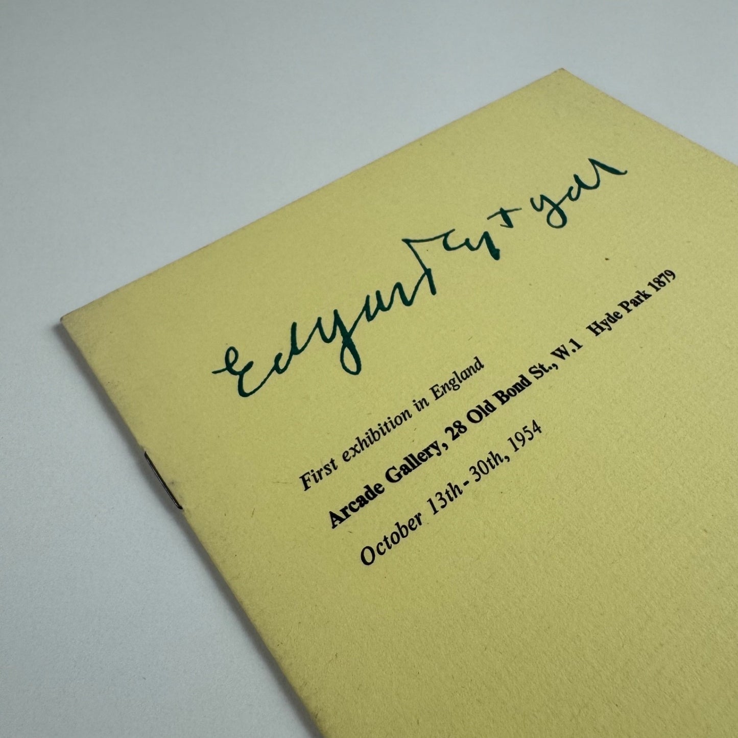 Edgart Tytgat. First exhibition in England | Arcade Gallery London, October 1954