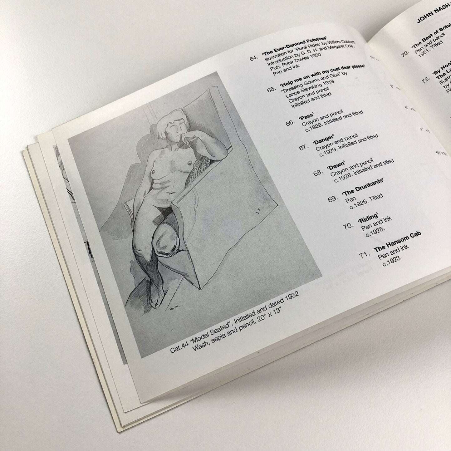 John Nash Studio Show | New Grafton Gallery catalogue, November 1999