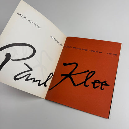 Paul Klee | Molton Gallery, London, 1961