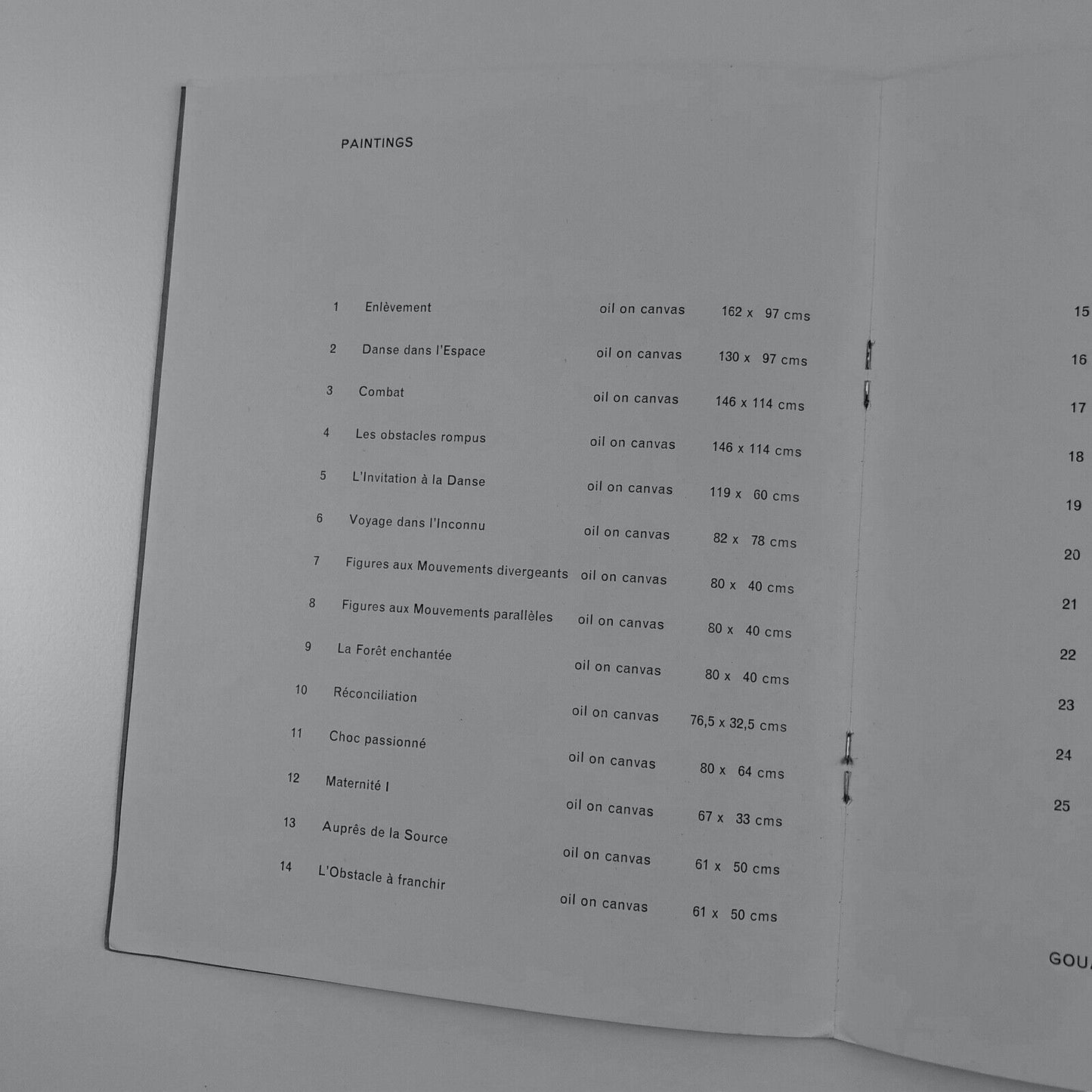 Alfred Aberdam – Paintings & Gouaches | Molton Gallery exhibition catalogue | 1961