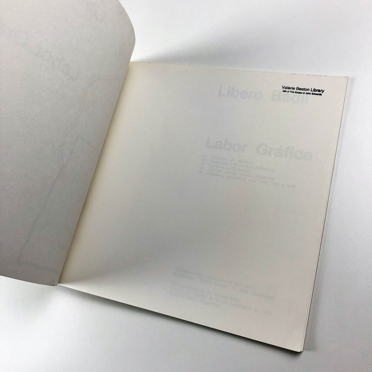 Libero Badii. Labor Gráfica | Museo Nacional de Bellas Artes, Buenos Aires 1972 | Exhibition catalogue