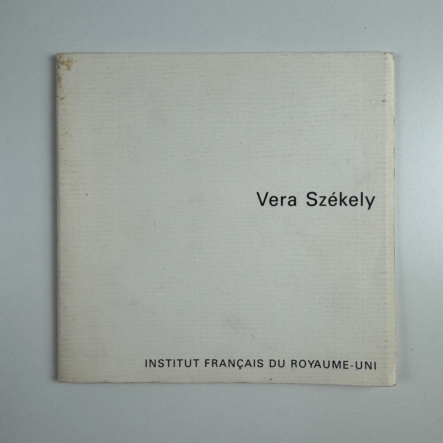 Vera Székely | Institut Français du Royaume-Uni, 1987/9