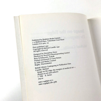 Image On The Edge: The Margins of Medieval Art | Michael Camille, 1992