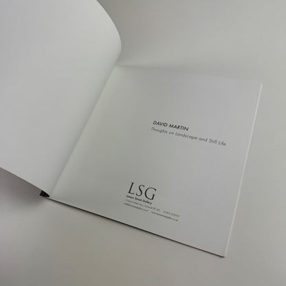 David Martin. Thoughts on Landscape and Still Life | Lemon Street Gallery, 2011