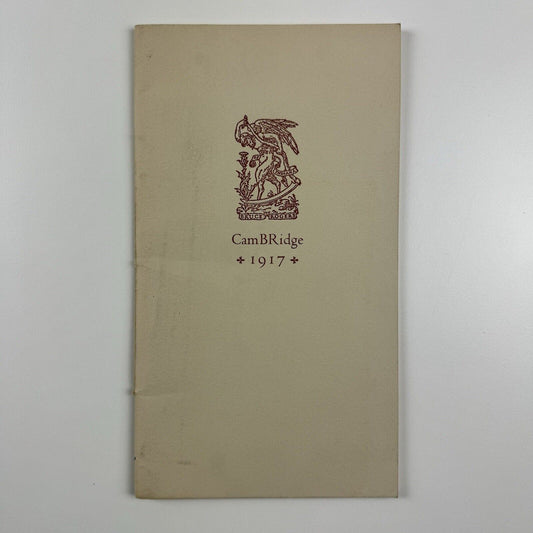 Report on the Typography of Cambridge University Press | Bruce Rogers | Wynkyn de Worde Society, 1968