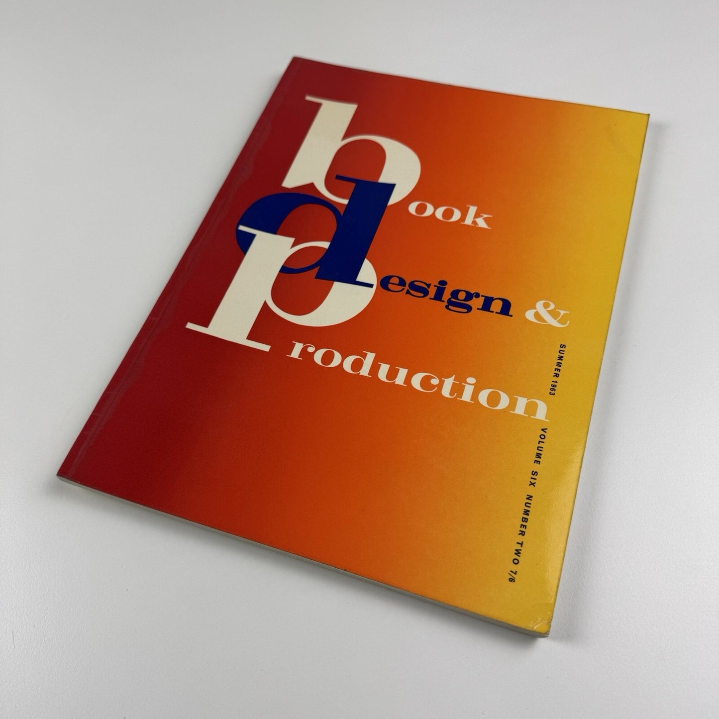Book Design and Production | Volume 6 No 2 1963 | Thames Publishing Co | Ed. Kenneth day