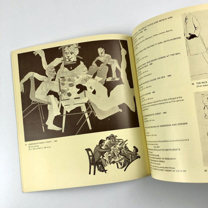 R.B. Kitaj | Marlborough-Gerson New York | Catalogue designed by Gordon House