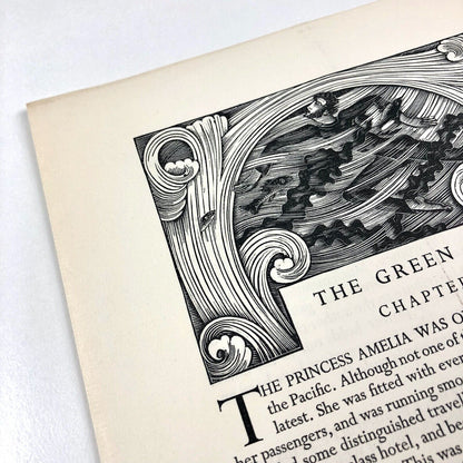 The Green Ship specimen page | Golden Cockerel Press | Eric Gill | Patrick Miller