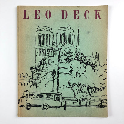 Leo Deck | Kunsthalle, Bern – exhibition catalogue | 1954
