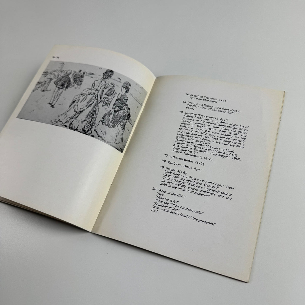 Drawings by Charles Keene 1823-1891 | Leicester Galleries, Feb-March 1966 1305