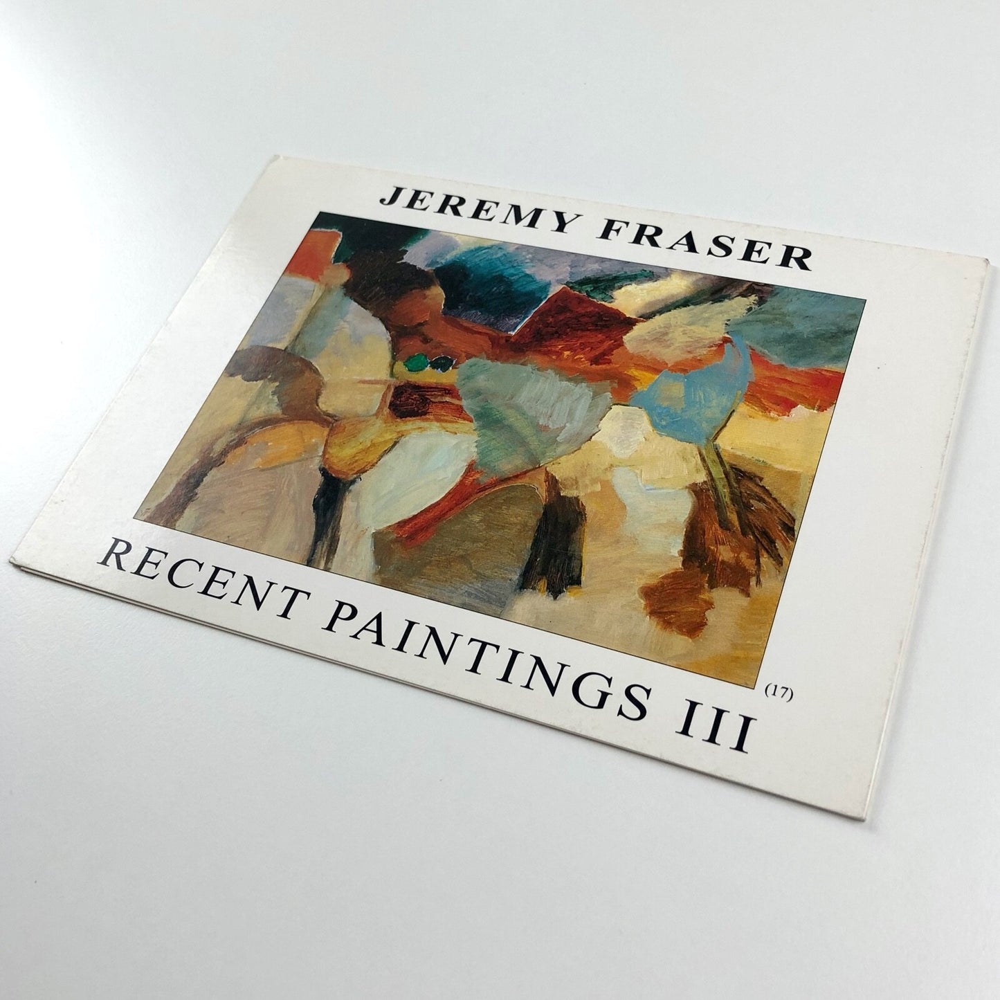 Jeremy Fraser. Recent Paintings III | The Simon Carter Gallery | Folded card, 1997