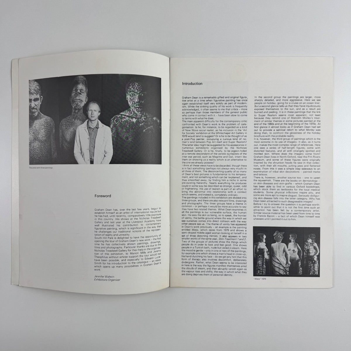 Graham Dean. Paintings, drawings, photographs & films South Hill Park Arts Centre, Bracknell, 1981
