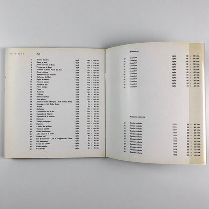 [Giuseppe] Santomaso | Stedelijk Museum & Palais des Beaux Arts, 1960
