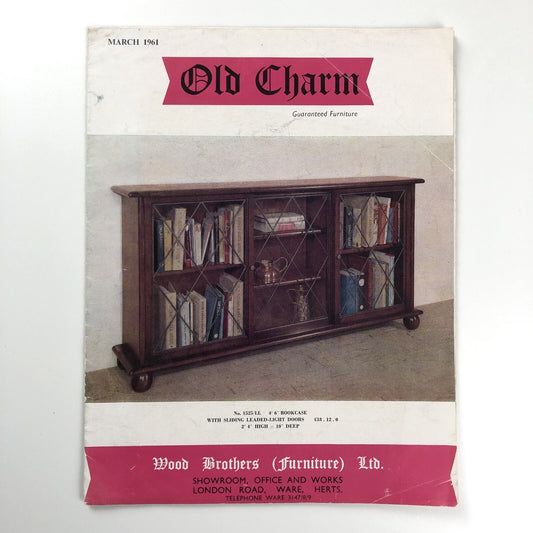 Old Charm Furniture. Wood Brothers (Furniture) Ltd | Promotional brochure, March 1961