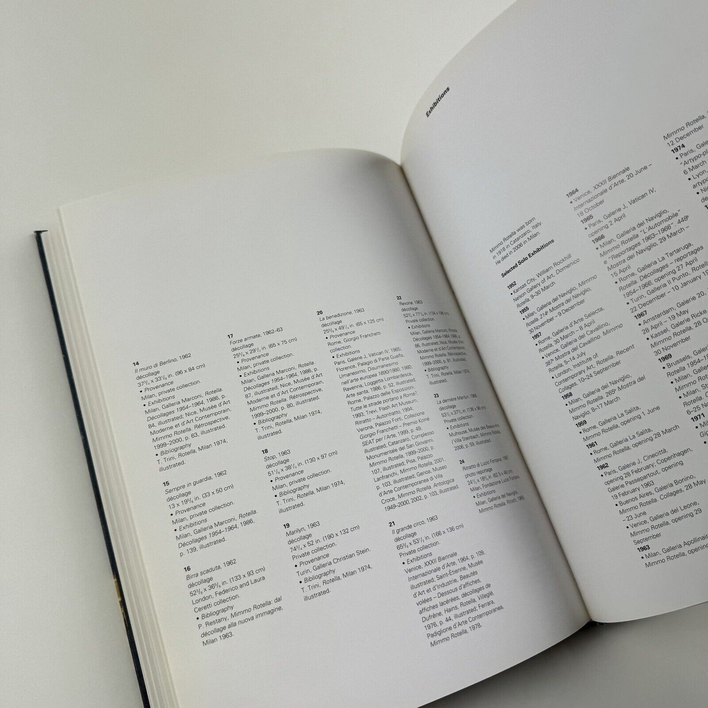 Mimmo Rotella. Early Works 1954-1967 | Ben Brown Gallery, London, 2007