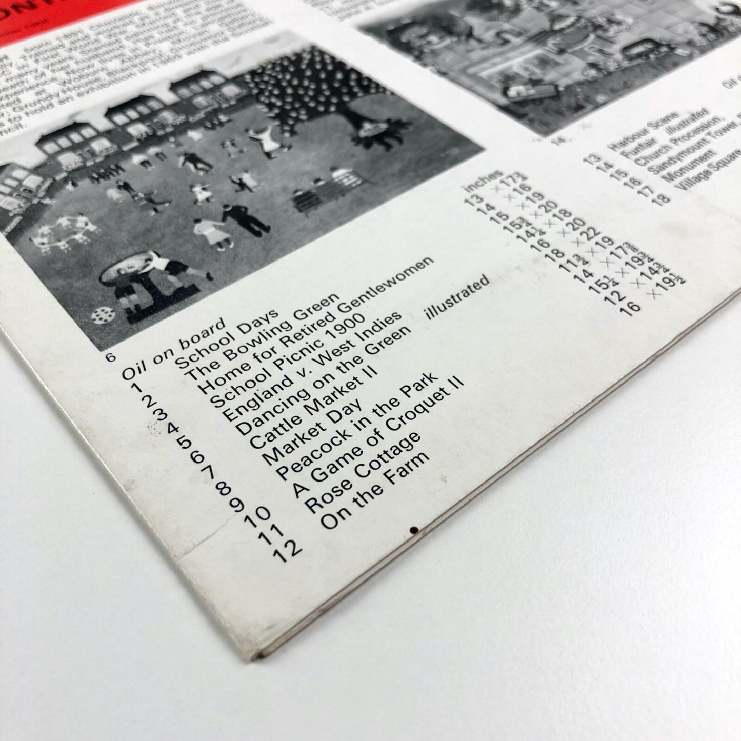The Spontaneous Eye II – Grosvenor Gallery folded card, Nov-Dec 1968