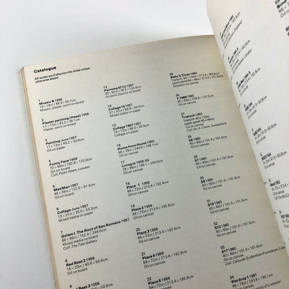 Robyn Denny exhibition catalogue | Tate Gallery March-April 1973