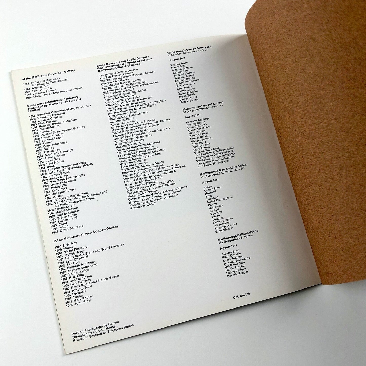 Paul Rebeyrolle | Marlborough exhibition catalogue no. 139, May 1964