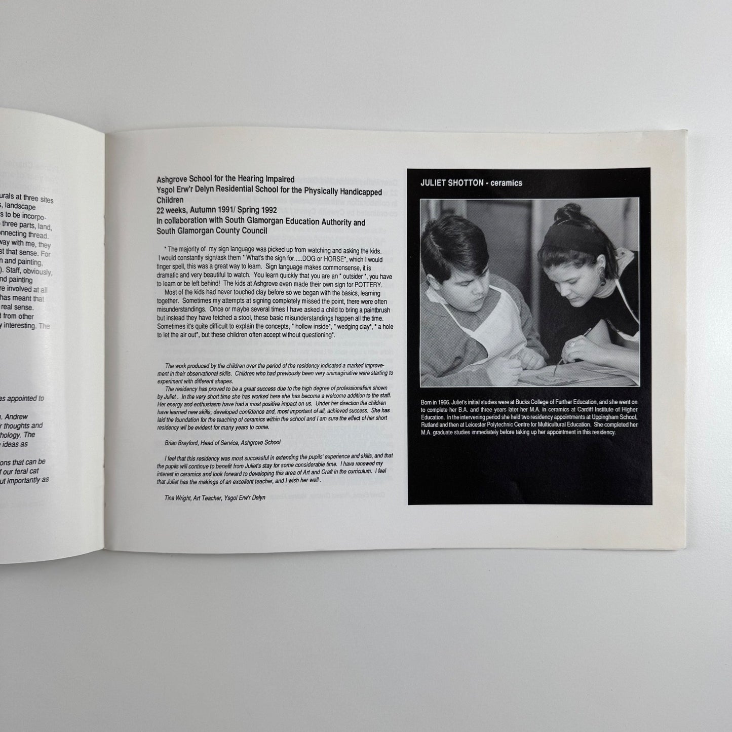 Artists in Residence. South East Wales Arts Association | The Old Library, 1992