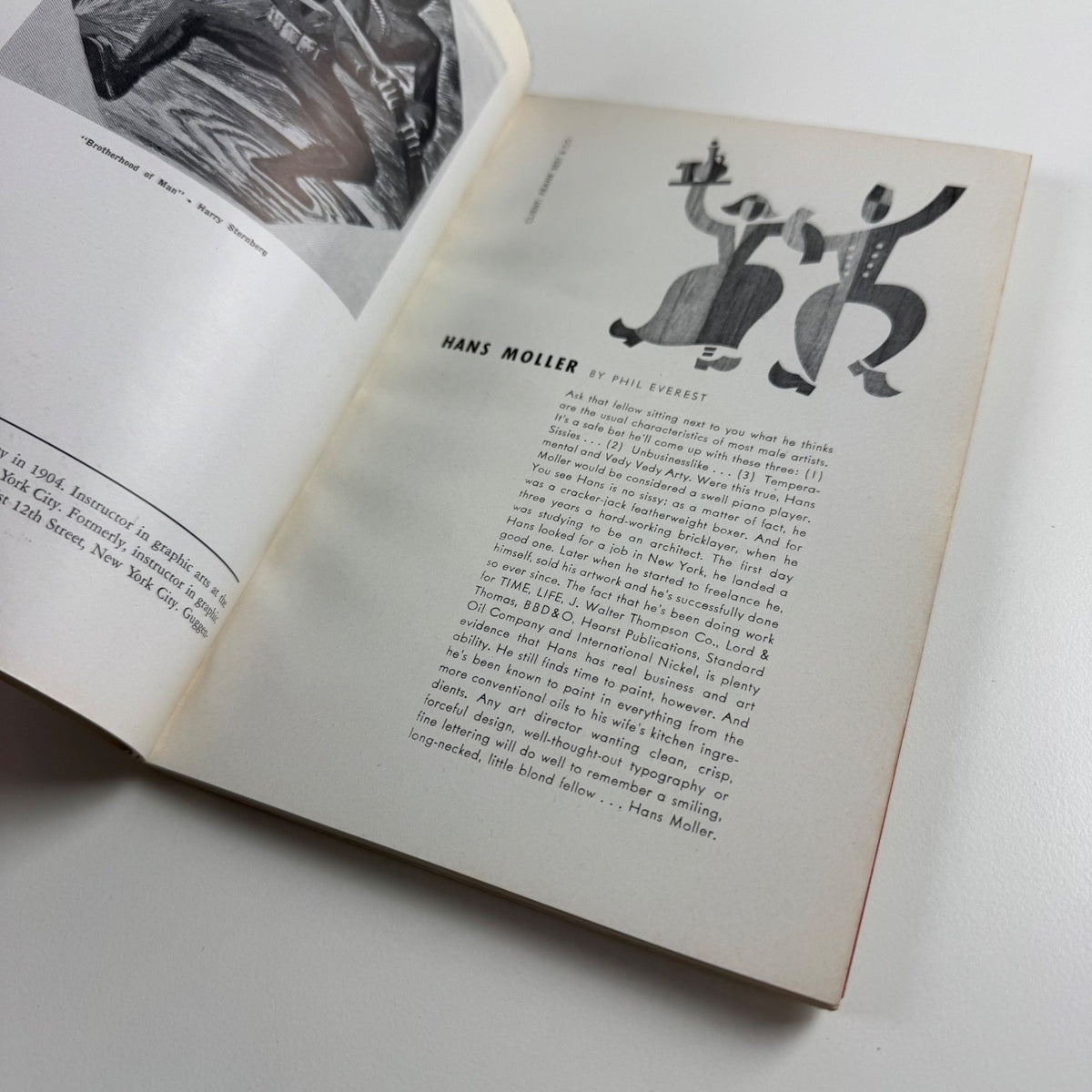 AD Vol 8 No. 1 October/November 1941 cover design by Harry Sternberg