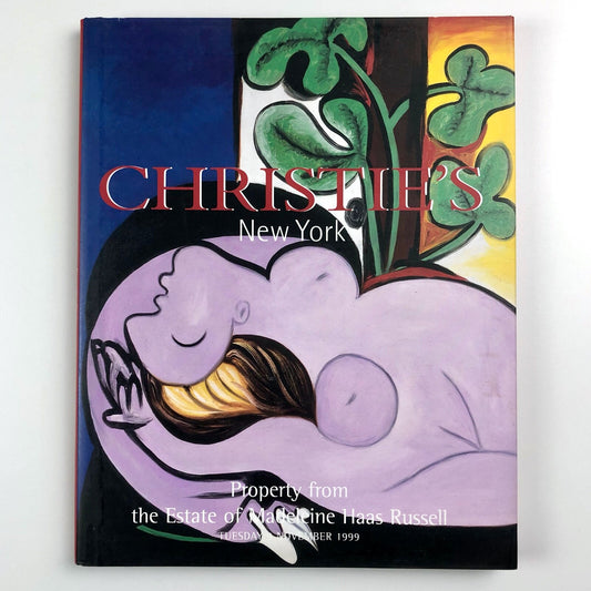Estate of Madeleine Haas Russell | Christie’s New York 9 November 1999 catalogue | Sale 9224