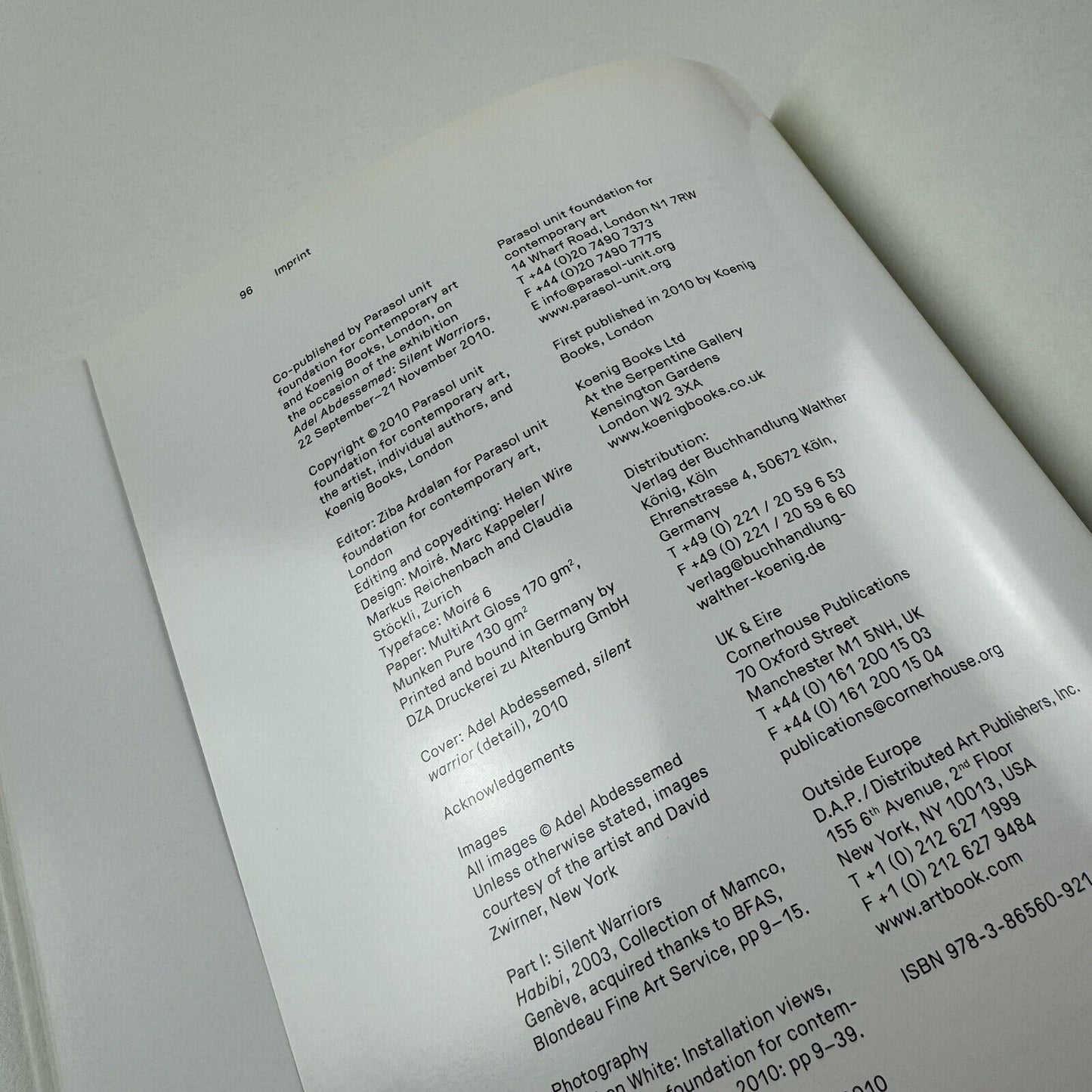 Adel Abdessemed Silent Warriors | Parasol unit and Koenig Books, 2010 | edited by Ziba Ardalan