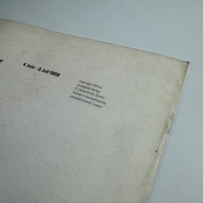 Theodor Bally | Galerie Charles Lienhard Zürich, 1959