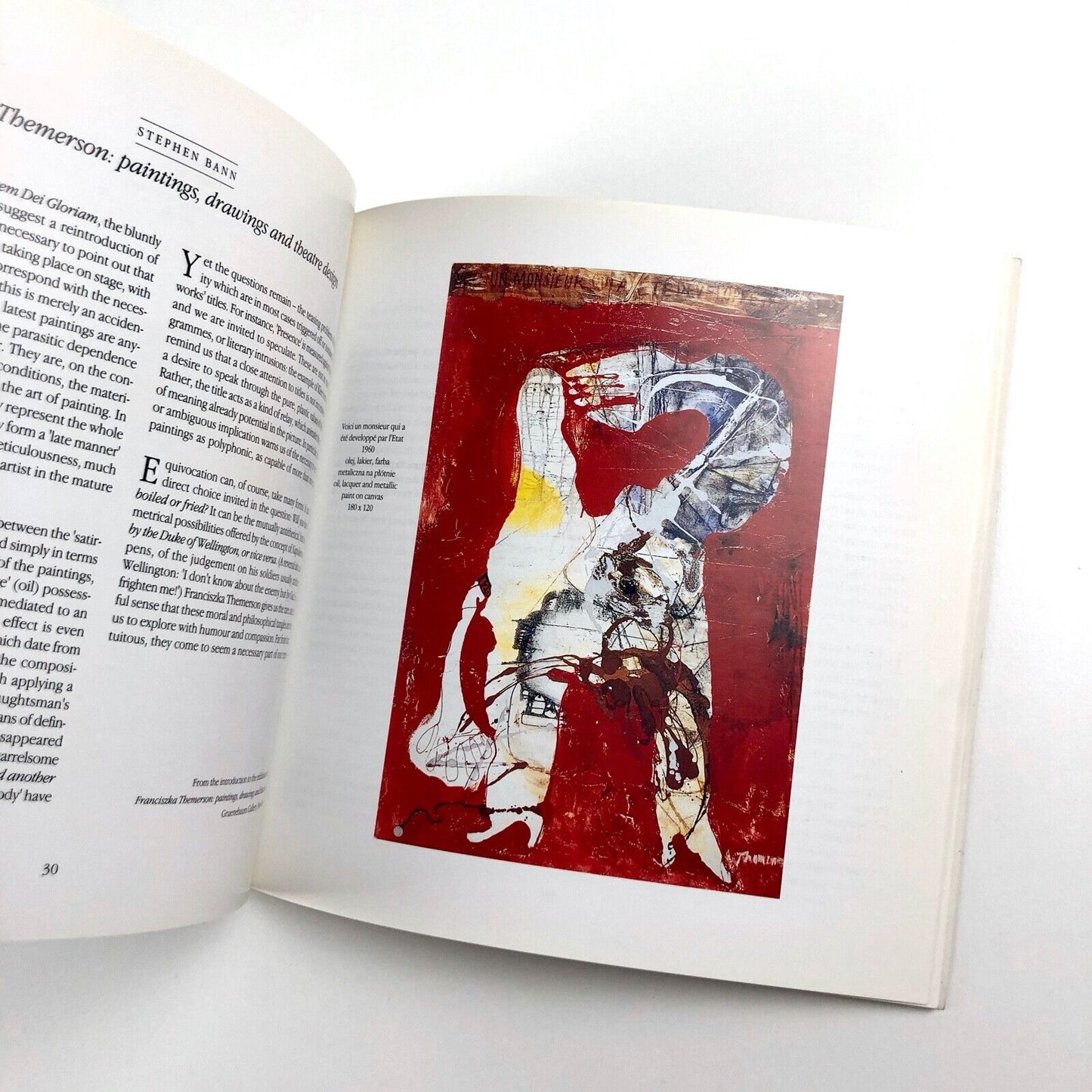 Franciszka Themerson White Paintings exhibition catalogue | Galerie Kordegarda Warsaw 1998
